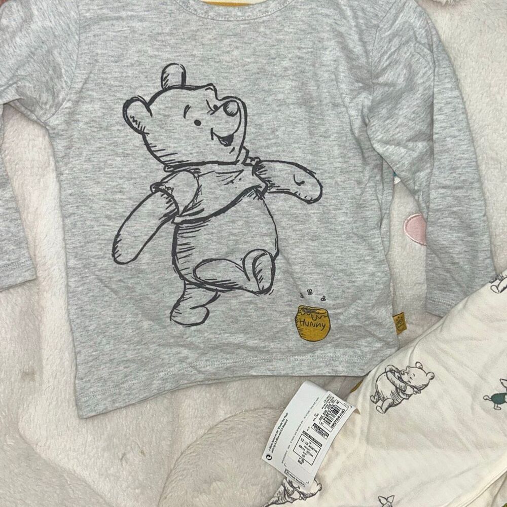 Marks & Spencer Winnie the Pooh pant set 12/18 - Picture 3 of 3